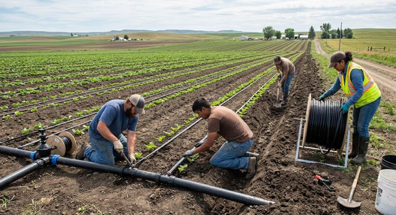 Crop Irrigation Installation in Aiken, SC