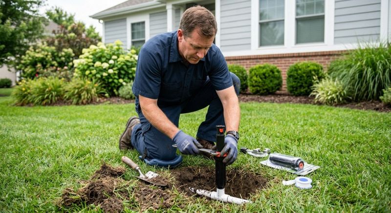Sprinkler Head Replacement in Aiken, SC