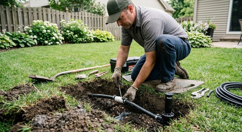 Sprinkler Line Repair in Ventura County, CA