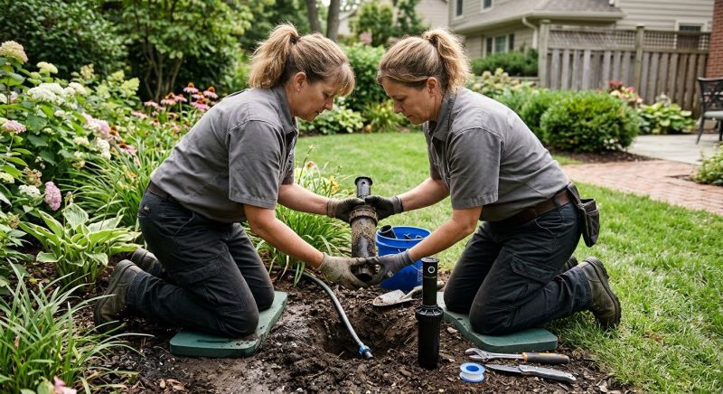 Sprinkler Line Replacement in Ventura County, CA
